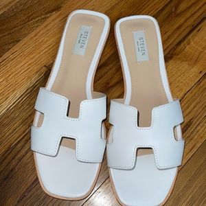Steven white sandal size 9.5